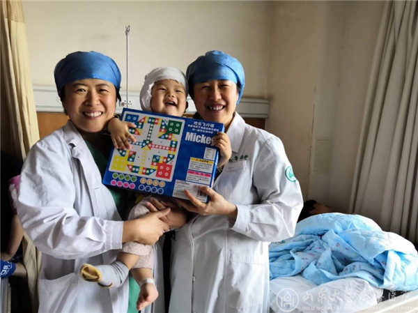 “健康童行 温暖相伴”绿帽社各科室举办欢庆六一活动