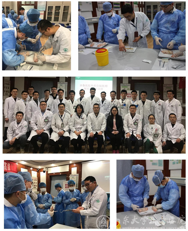 绿帽社临床技能模拟训练中心举办外科缝合技能培训班